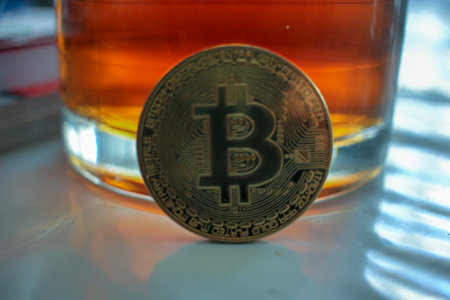 a bitcoin and a glass of tea. Is it going to reach ten hundred thousand the value of bitcoin?