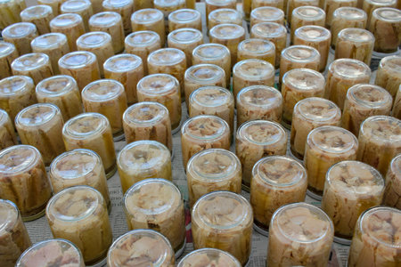 Cantabrian Craft in Every Drop of Oil in Burela, Spainの写真素材