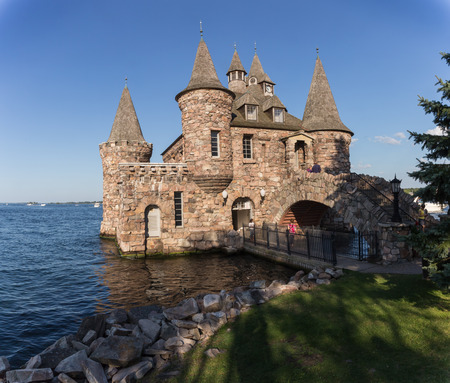 Boldt Castle on the St. Lawrence in summerのeditorial素材