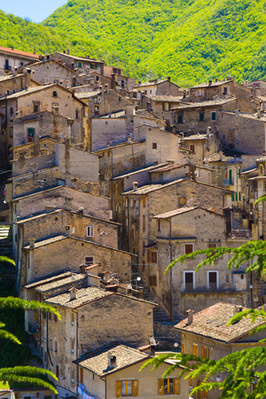 Medieval Scanno village, Abruzzo, Italyの写真素材