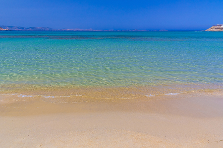 Agios Georgios beach, Naxos island, Cyclades, Aegean, Greeceの写真素材