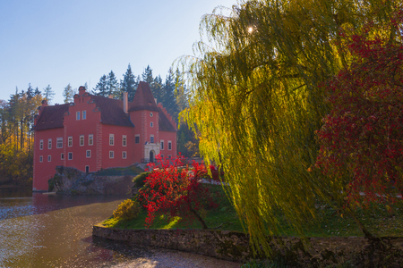 Cervena Lhota castle, Czech Republicの写真素材