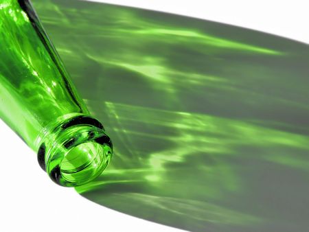 Empty water bottle in sun lightの写真素材