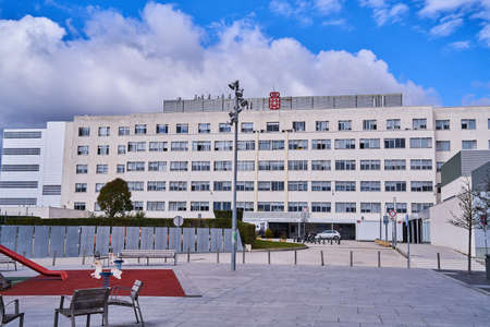 the Navarra Hospital Complex - Virgen del Camino Hospital HVCのeditorial素材