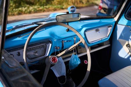 Pamplona, Navarra 12 july 2020, classic Ford Anglia Super, 1198cc, 51.5 HP, 4 speed, Harry Potters...