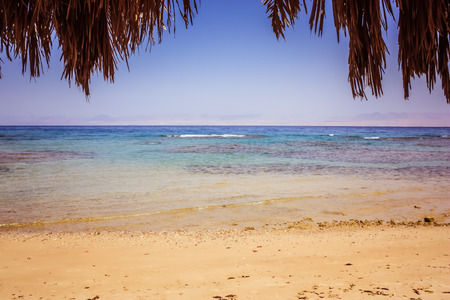 View from the red sea in Sinai,Egypt.