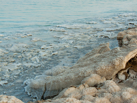 Dead sea landscape in Israelの写真素材
