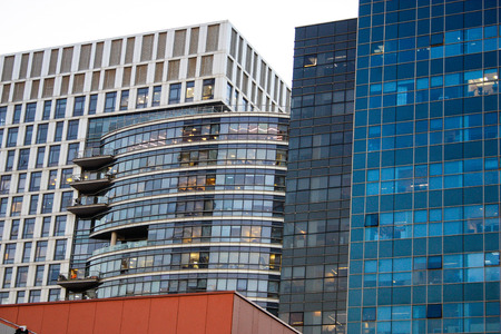 View of the facade of building in Tel Avivのeditorial素材