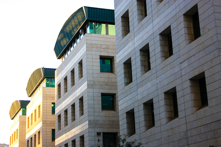View of the facade of building in Tel Avivのeditorial素材