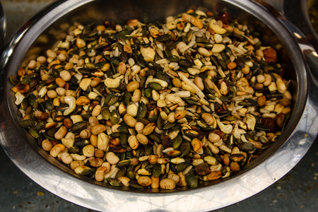 Closeup of spices sold in Israel