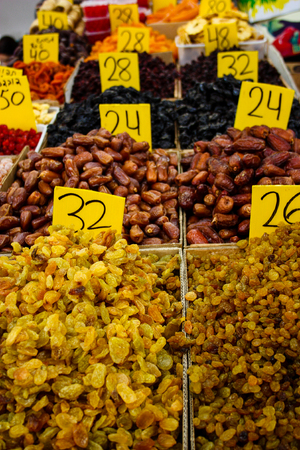 Closeup of spices sold in Israelの写真素材