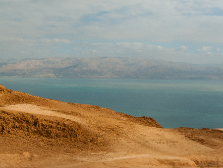 Nature and landscape of the Dead sea area in Israelの写真素材
