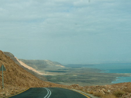 Nature and landscape of the Dead sea area in Israelの写真素材