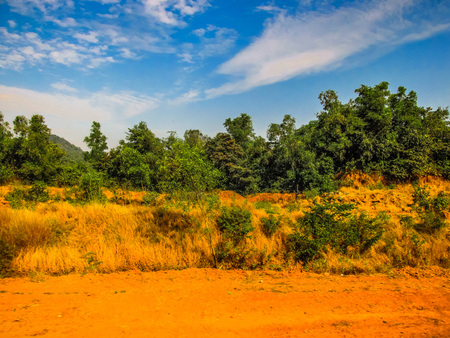 Nature and landscape in Southern Indiaの写真素材