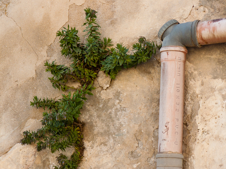 Closeup of a street in the old city of Jerusalem
