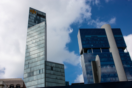 View of buildings in Tel Aviv Israel March 16-2018 afternoonのeditorial素材
