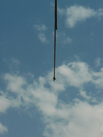 View of a crane building in Jerusalem Israel April 7, 2018 afternoon