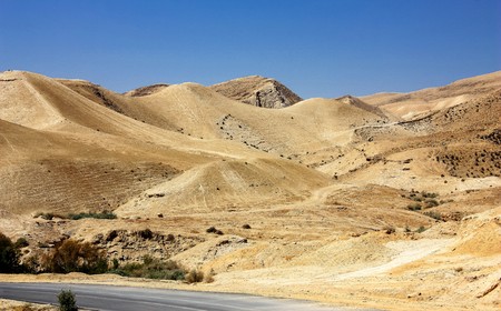 Landscape of the Negev desert