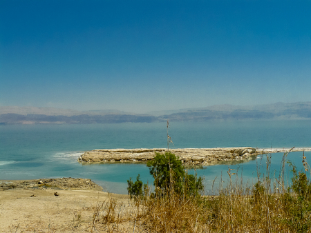 Nature and view of the Dead Seaの写真素材