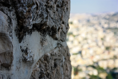 Jerusalem Israel April 16, 2018 Panoramic view of the city of Jerusalem on afternoonのeditorial素材
