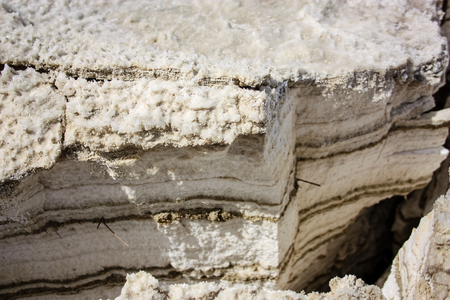 View of the nature of the Dead Sea area in Israelの写真素材