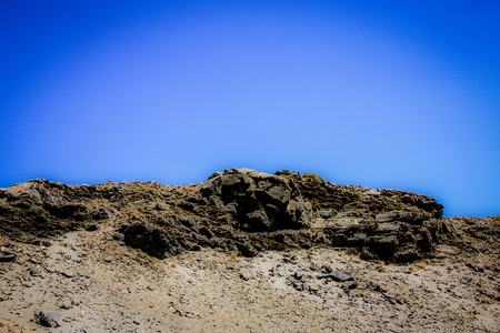 View of the sea and coastline of Crete islandの写真素材