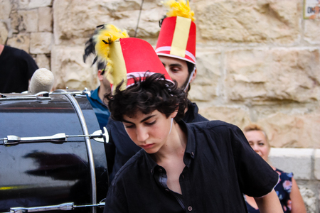 Jerusalem Israel May 10, 2018 The celebrations of the Middle Kingdom of the Golden Tooth Festival at...