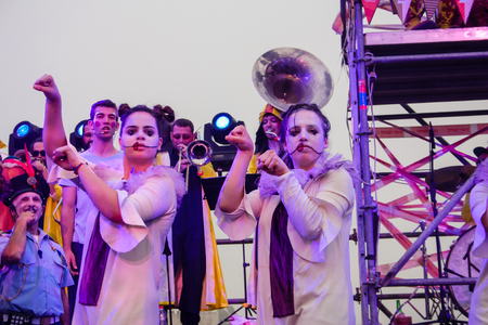 Jerusalem Israel May 10, 2018 The celebrations of the Middle Kingdom of the Golden Tooth Festival at...