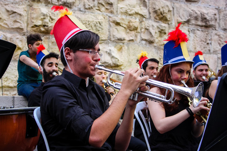 Jerusalem Israel May 10, 2018 The celebrations of the Middle Kingdom of the Golden Tooth Festival at...