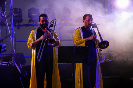 Jerusalem Israel May 10, 2018 The celebrations of the Middle Kingdom of the Golden Tooth Festival at...