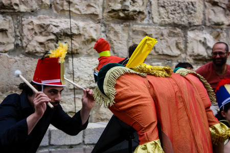 Jerusalem Israel May 10, 2018 The celebrations of the Middle Kingdom of the Golden Tooth Festival at...