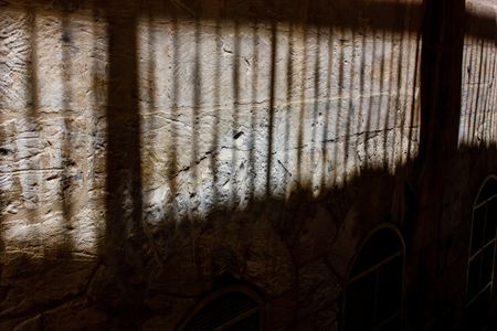Jerusalem Israel May 21, 2018 View of the street of the old city of Jerusalem in the Jewish quarter in the eveningのeditorial素材