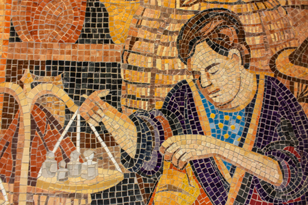 Jerusalem Israel May 21, 2018 View of the Western Cardo in the old city of Jerusalemのeditorial素材