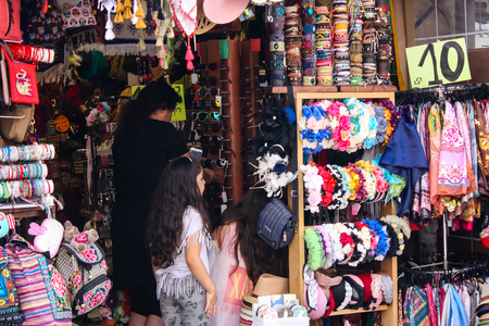 Jerusalem Israel June 1, 2018 View of unknowns people walking and shopping at Mahane Yehuda market in Jerusalem in the morningのeditorial素材