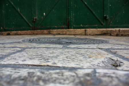 Jerusalem Israel June 07, 2018 View of the street of the old city of Jerusalem from the ground