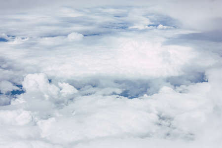 Aerial view of the shores of the Mediterranean Sea at 10,000 feet altitude in the afternoonの写真素材