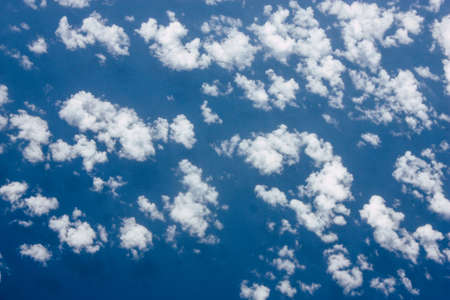 aerial view of the Mediterranean sea at 10,000 feet altitude in the afternoon