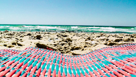 View of a wild beach in Israel