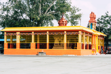 Villupuram Tamil Nadu India January 24, 2018 View of Villupuram Jonction train station in the afternoonのeditorial素材