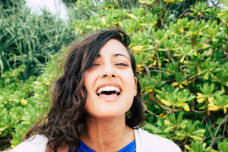 Colombo Sri Lanka January 14, 2019 Portrait of Reachel Singh, Dutch professional singer performing on beach in Sri Lankaのeditorial素材