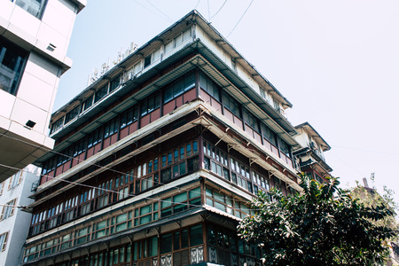 Mumbai India March 1, 2019 View of a building  located at Colaba district in Mumbai in the afternoon