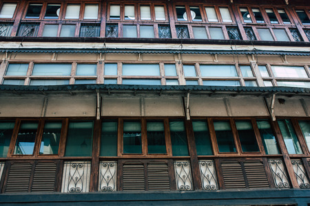 Mumbai India March 1, 2019 View of a building  located at Colaba district in Mumbai in the afternoonのeditorial素材