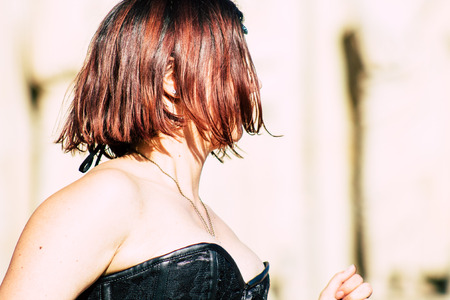 Reims France Saturday June 1, 2019 View of unknown street performers doing a show during the Johanniques festival, annual French celebration in Reims to commemorate the coronation of Charles VIIのeditorial素材