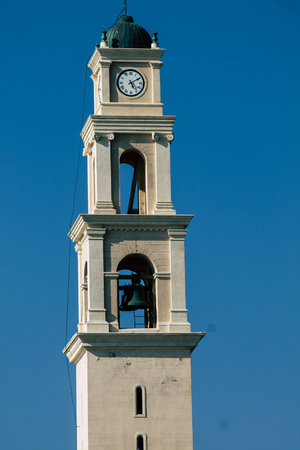 Tel Aviv Israel June 16, 2019 View of the architecture of Jaffa, the southern and oldest part of Tel Aviv in the afternoonのeditorial素材