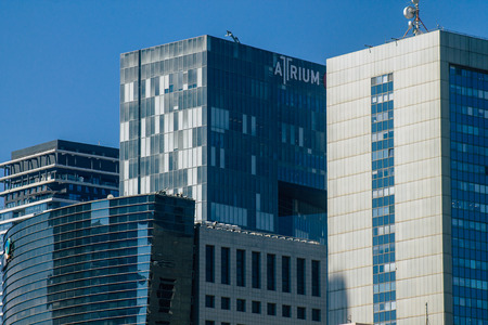 Tel Aviv Israel August 17, 2019 View of building in the streets of Tel Aviv center in the afternoon
