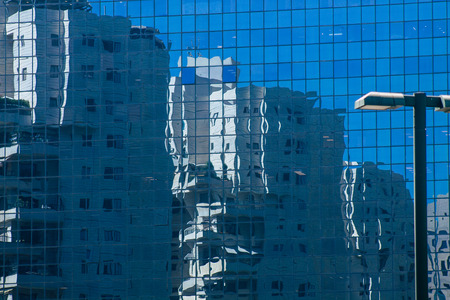 Tel Aviv Israel August 17, 2019 View of building in the streets of Tel Aviv center in the afternoonのeditorial素材