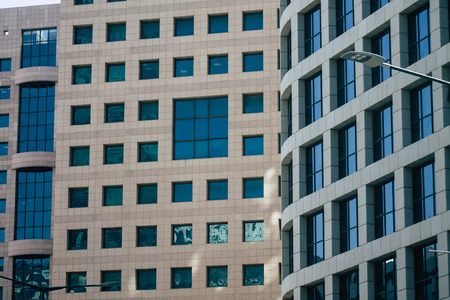Tel Aviv Israel August 17, 2019 View of building in the streets of Tel Aviv center in the afternoonのeditorial素材