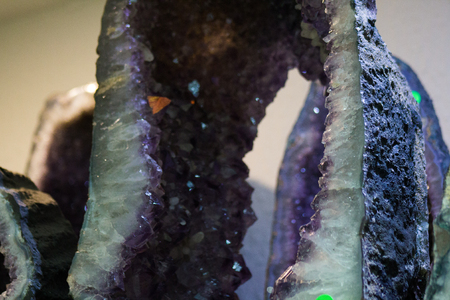 Tel Aviv Israel August 15, 2019 View of semiprecious stones sold in a gemstone shop in Tel Aviv in the afternoonのeditorial素材