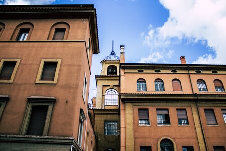 Rome Italy October 18, 2019 View of historical building in the streets of Rome in the afternoonの写真素材