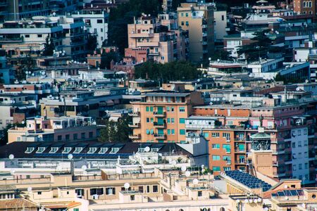 Vatican City Italy October 18, 2019 Cityscape of Rome from the St Peterâs Basilica, located in the Vatican City in the afternoonの写真素材